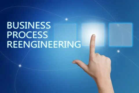 Business Process Reengineering Stock Illustration