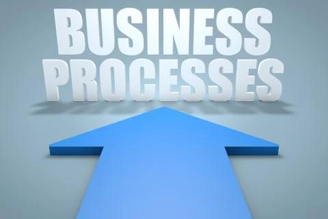 Business Processes Stock Illustration