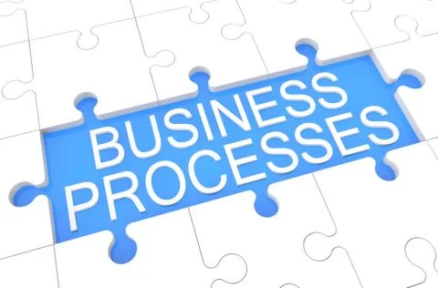Business Processes Stock Illustration