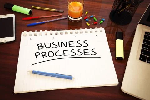 Business Processes Stock Illustration