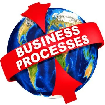 Business processes 스톡 일러스트
