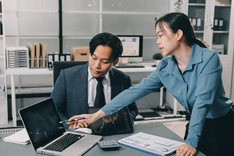 Business professional analyzing financial data on digital tablet dashboard .. Stock Photos