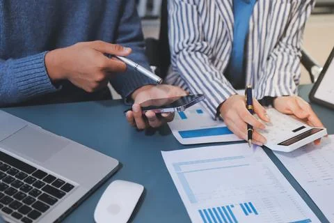 Business professional analyzing financial data on digital tablet dashboard .. Stock Photos