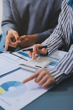 Business professional analyzing financial data on digital tablet dashboard .. Stock Photos