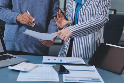 Business professional analyzing financial data on digital tablet dashboard .. Stock Photos