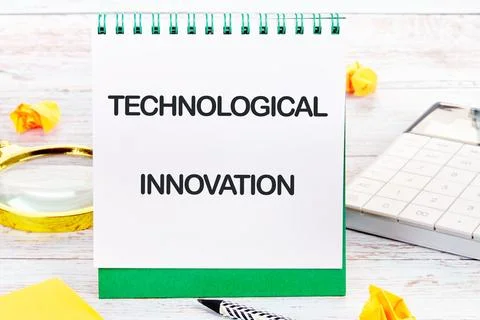 Business, programming, interface, application and network concept. Text TECHN Foto stock