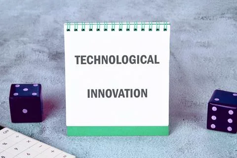 Business, programming, interface, application and network concept. Text TECHN 스톡 사진