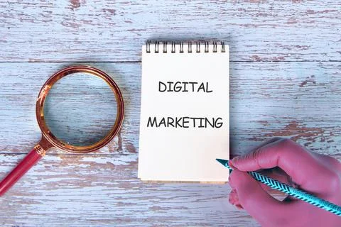 Business, programming, interface, application and network concept. Text DIG.. Stock Photos