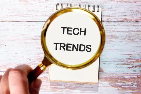 Business, programming, interface, application and network concept. Text TECH  Stock Photos