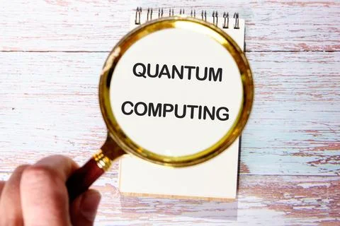 Business, programming, interface, application and network concept. Text QUANT 写真素材