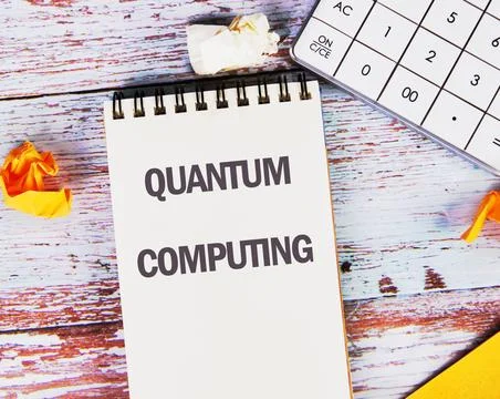 Business, programming, interface, application and network concept. Text QUANT 库存照片