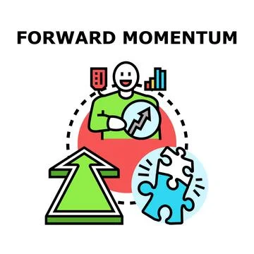 Business progress and solution finding process Stock Illustration