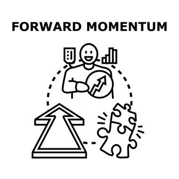 Business progress and solution finding process Stock Illustration