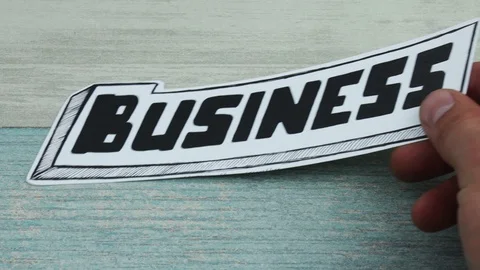 Business progress drawings Stock Footage 91281628