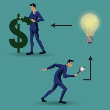 Business Progression Concept Stock-Illustration