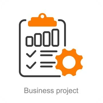 Business project Stock Illustration