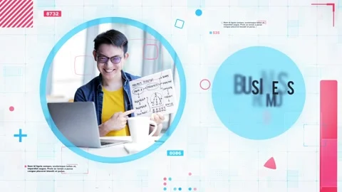 Business Promo Slideshow After Effects stock