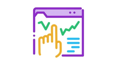 Business promotion folder Icon Animation Stock Footage 145284785