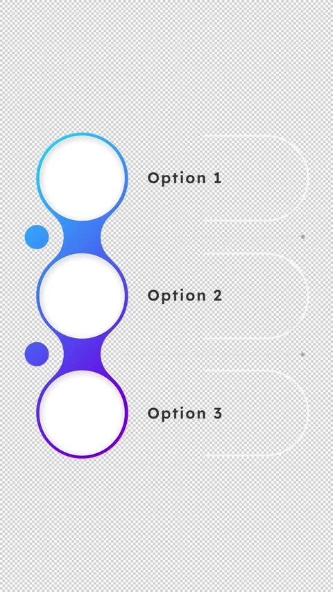 Business proposal infographic 3 steps template animation Stock Footage 331846444