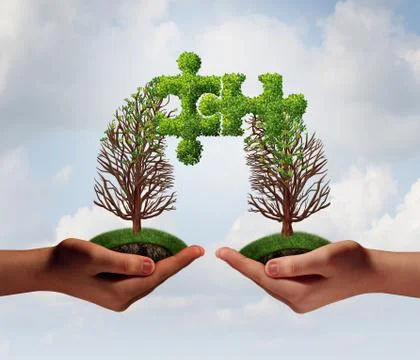 Business Puzzle 스톡 일러스트