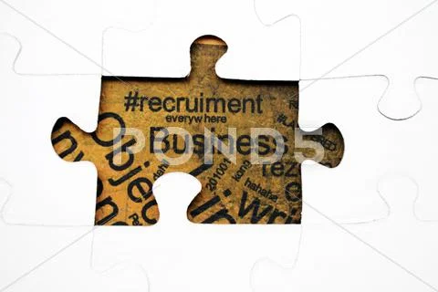 Business puzzle Stock Photos