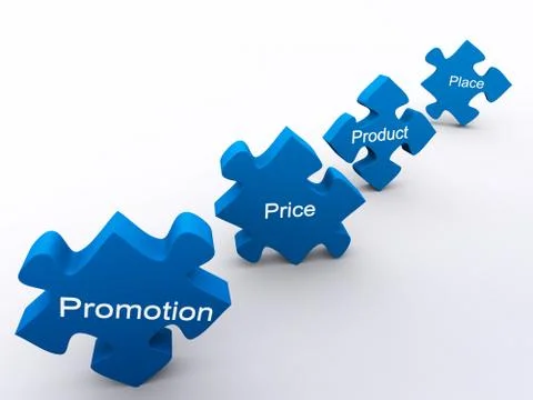 Business puzzles Stock Illustration