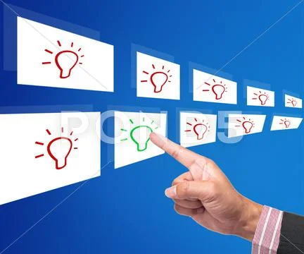 Business recruiting ideas for resource concept Stock Illustration
