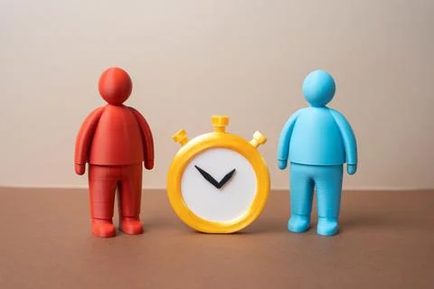 Business relations and contract timeframes. The parties agree on the terms .. Stock-Fotos