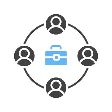 Business Relationship icon vector image. Stock Illustration