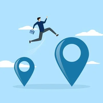 Business relocation Stock Illustration