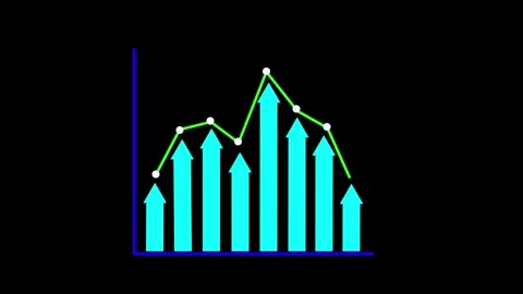 Business Report Animation with Data Charts and Financial Graphs Stock Footage 315764850