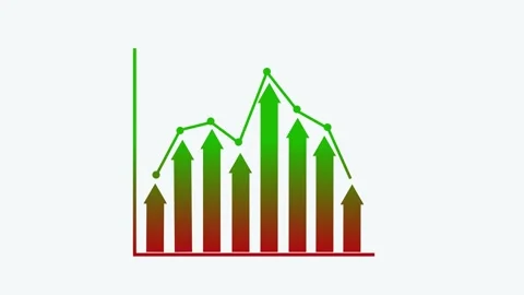 Business Report Animation with Data Charts and Financial Graphs Stock Footage 315765010