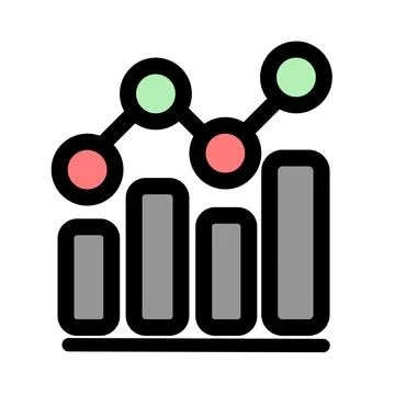 Business Report Chart- Data Analysis- Statistics Icon イラスト素材