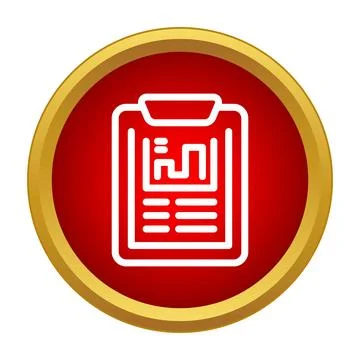 Business report data analysis and financial statement icon 库存插图