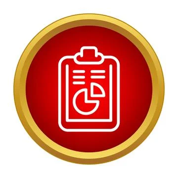 Business report data analysis pie chart icon イラスト素材