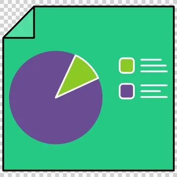 Business report 库存插图