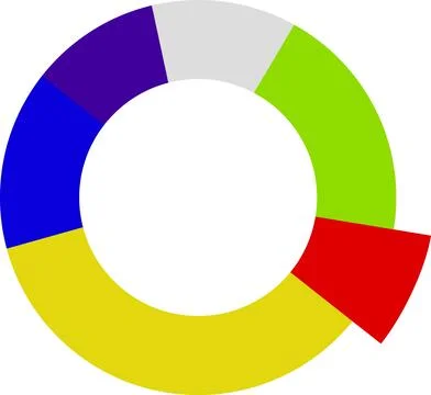 Business report on a white background Stock Illustration