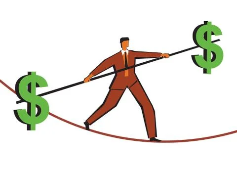 Business risk Stock Illustration