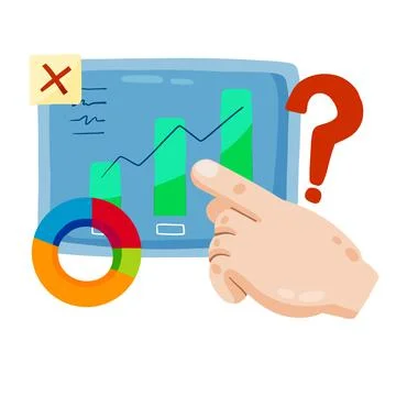 Business schedule analytics. Concept of financial data. Stock Illustration