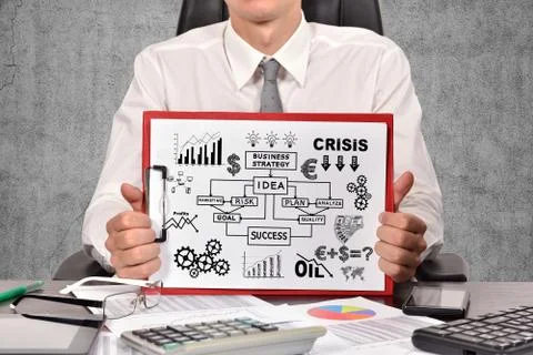 Business scheme Foto stock