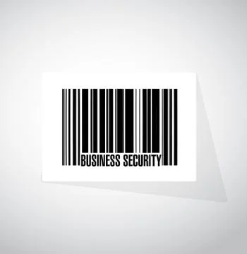 Business security barcode sign concept Stock-Illustration