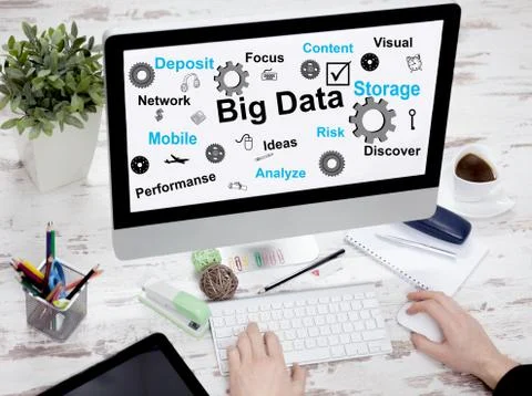 Business security, data storage concept Stock Photos