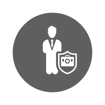 Business Security icon. Stock Illustration
