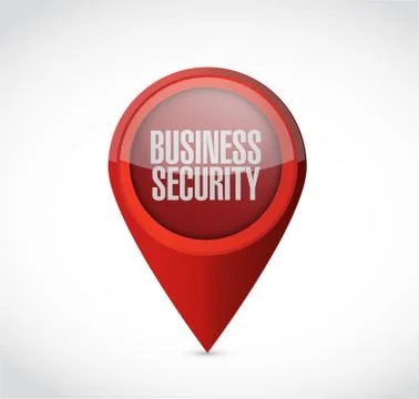 Business security pointer sign concept イラスト素材
