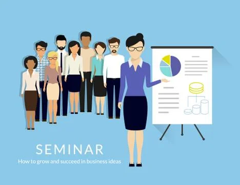 Business seminar Stock Illustration