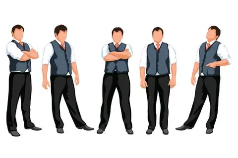 Business set 6 Stock Illustration