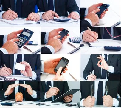 Business set Foto stock