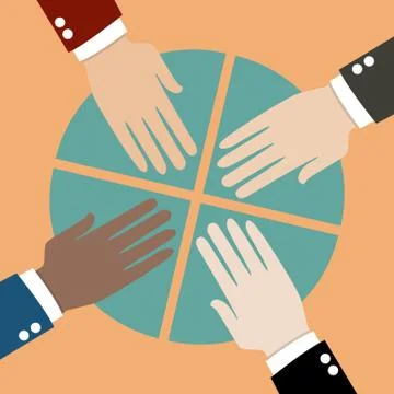 Business share Stock Illustration