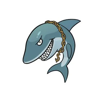 Business shark Stock-Illustration