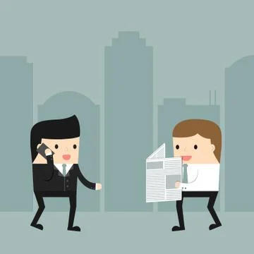 Business situation Stock Illustration
